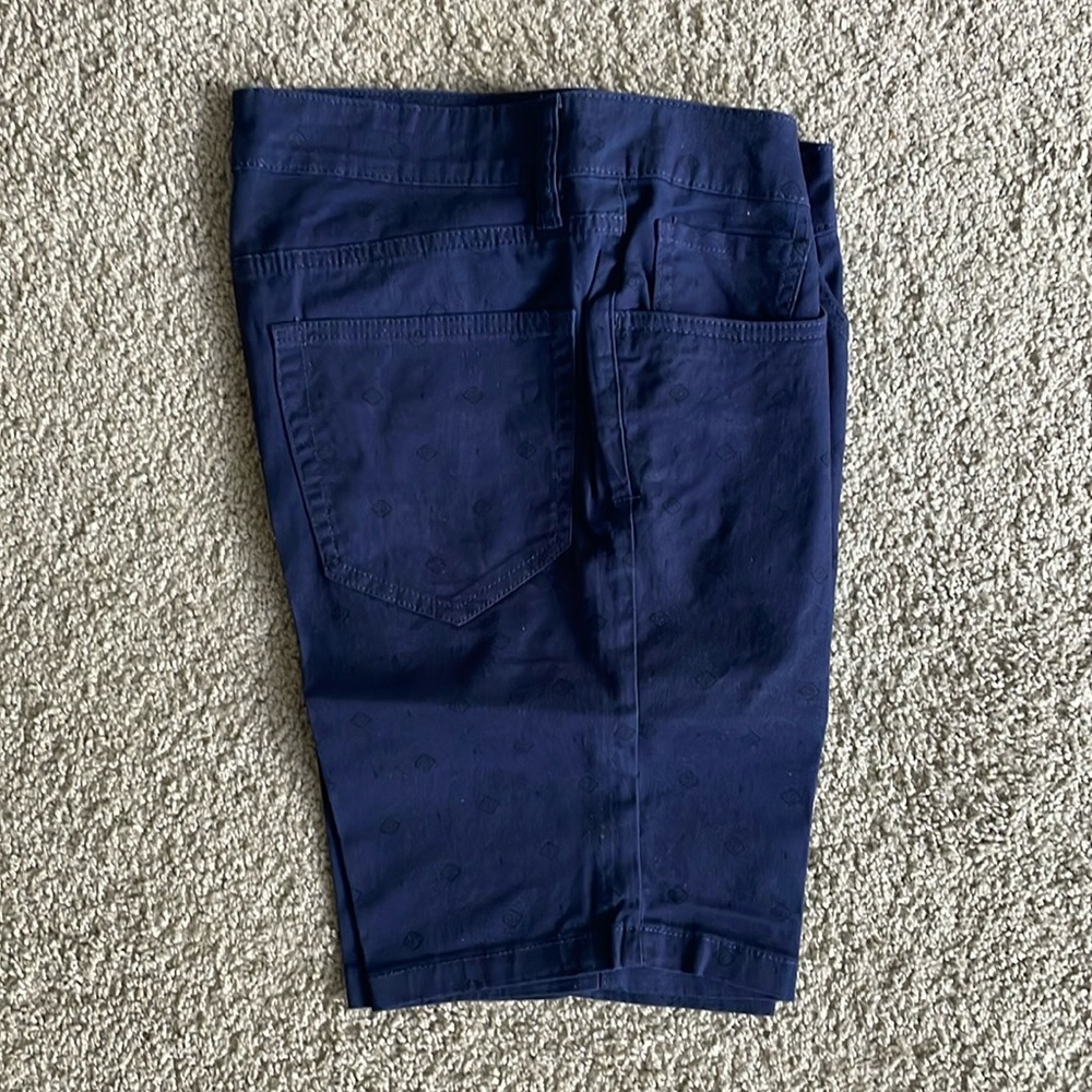 Izod Men’s Navy slim fit shorts size 30